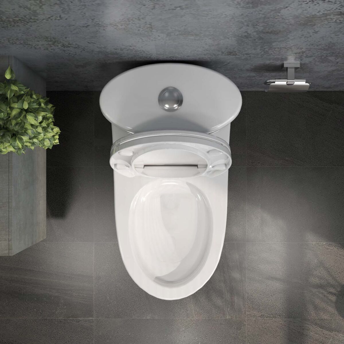 Bồn cầu 1 khối VIGLACERA V37M nắp êm - Ảnh 6