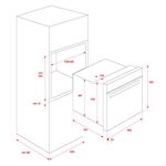 Lò nướng TEKA HLB 840 WHITE âm tủ 1