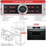 Lò hấp Bosch CDG634AS0 serie 8 âm tủ - Ảnh 2