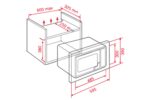 Lò vi sóng có nướng TEKA MWS 20 BIS 40583800 âm tủ - Ảnh 3