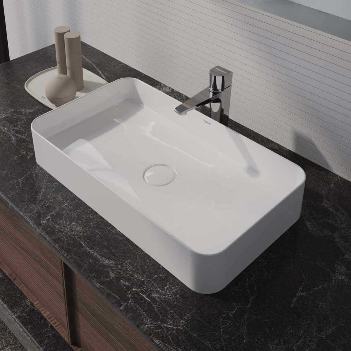 Chậu lavabo đặt bàn VIGLACERA CM01 - Ảnh 7