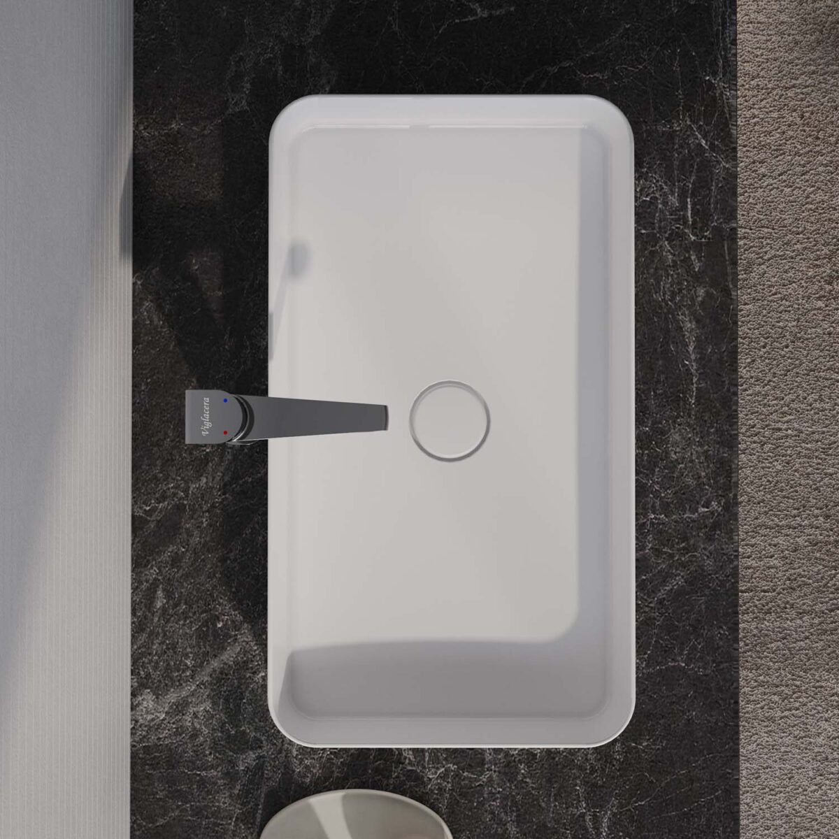 Chậu lavabo đặt bàn VIGLACERA CM01 - Ảnh 8