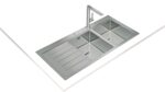 Chậu rửa bát inox Teka ZENIT RS15 2B 1D 115160004 dương bàn 2 hố - Ảnh 3