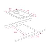 Bếp điện đôi TEKA TZC 32320 TTC BK 112540002 domino - Ảnh 2