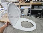 Nắp bồn cầu INAX CF-602VS rơi êm - Ảnh 11