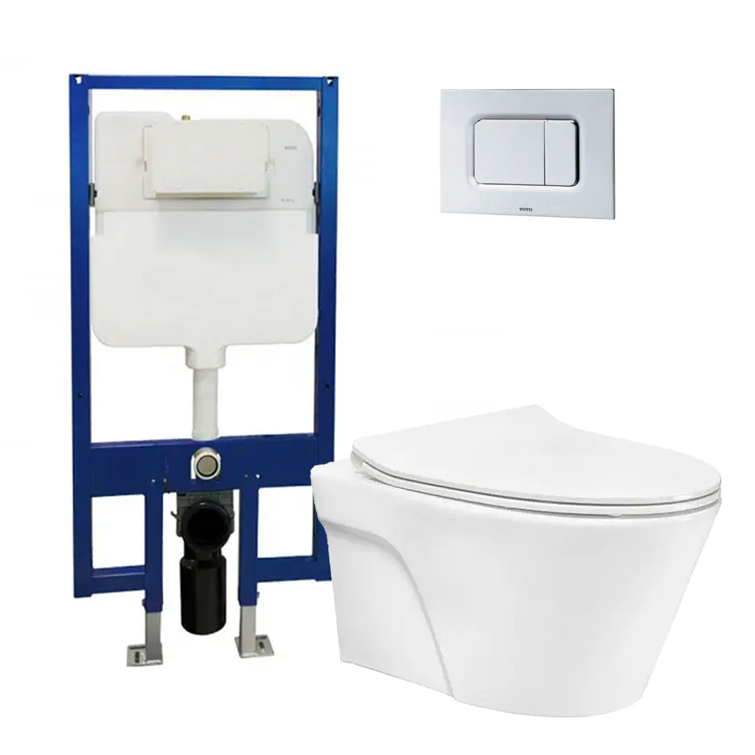 Bồn cầu treo tường TOTO CW822RA TC600VS WH172A MB170P#SS nắp êm