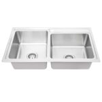 Chậu rửa bát Inox Hafele HS20-SSN2S90L 567.20.546 2 hố - Ảnh 4