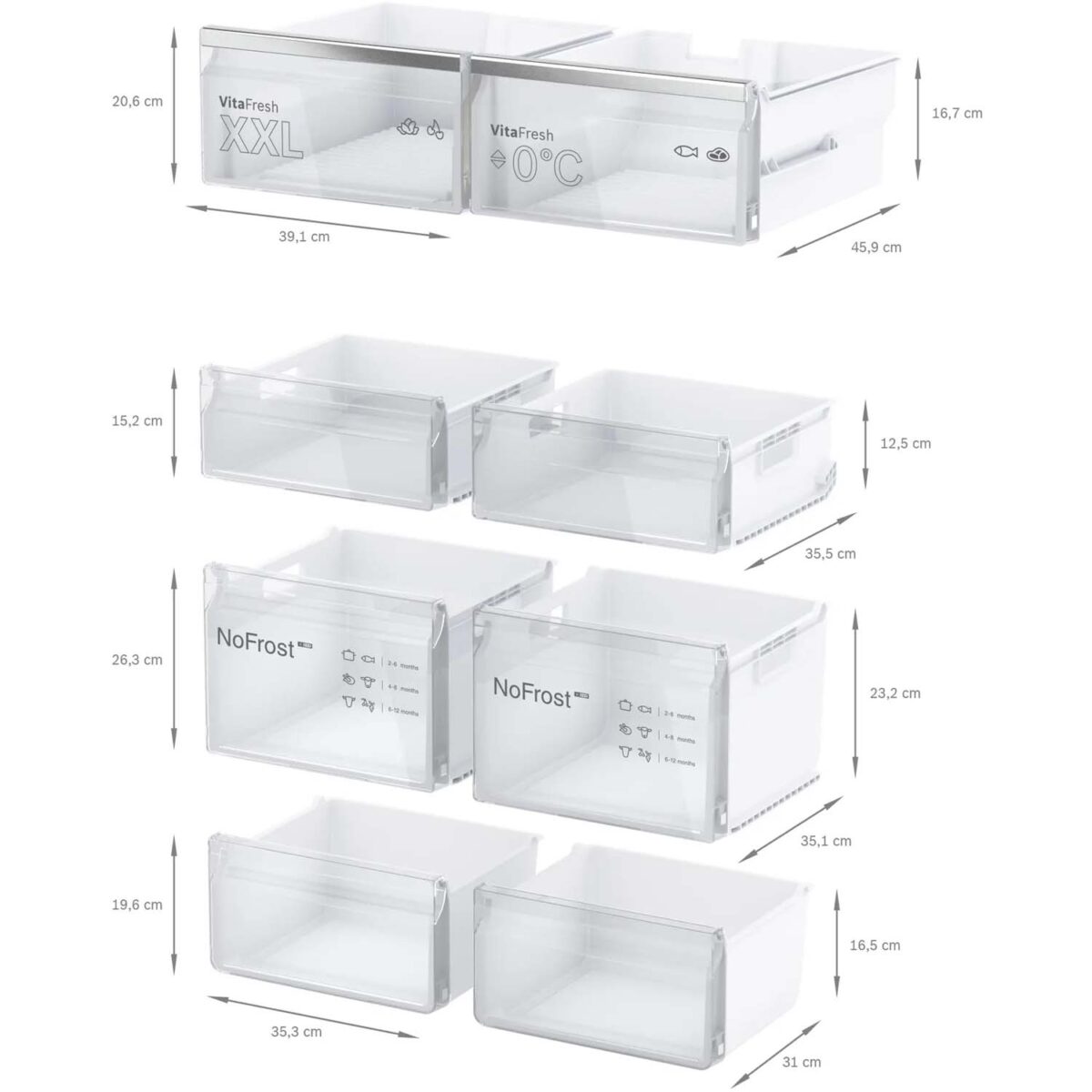 Tủ lạnh BOSCH KFN96APEAG 4 cánh 605L Serie 6 - Ảnh 11