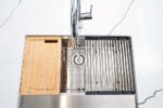 Chậu rửa bát inox KONOX KN8051AS Retta 1 hố - Ảnh 8