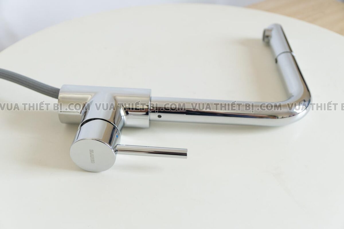 Vòi rửa bát BLANCO MILA-S Chrome nóng lạnh rút dây - Ảnh 7
