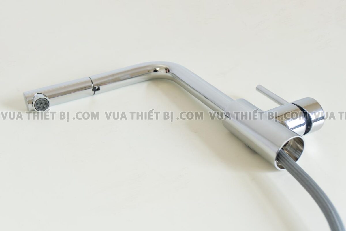 Vòi rửa bát BLANCO MILA-S Chrome nóng lạnh rút dây - Ảnh 6