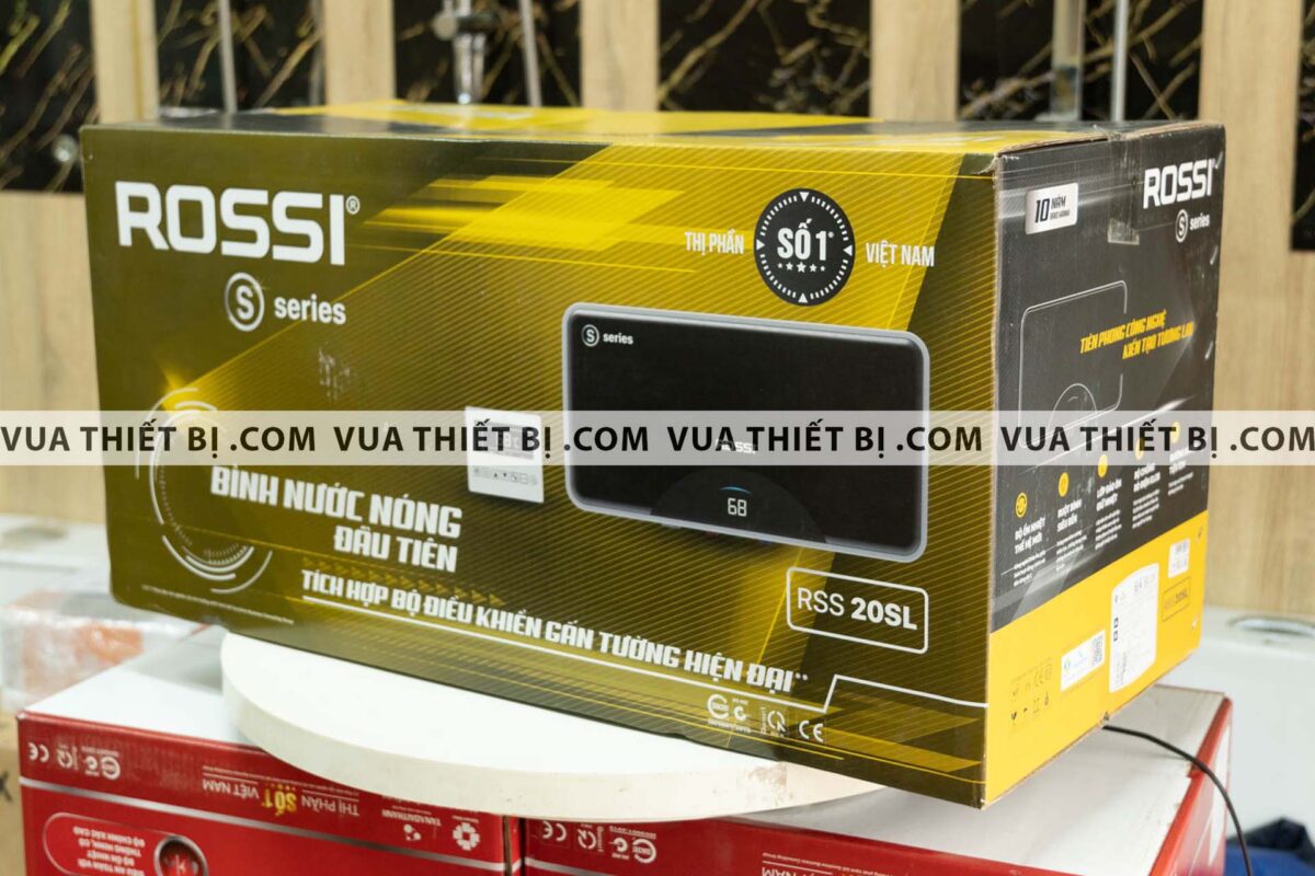 Bình nóng lạnh ROSSI S-Series RSS-20SL RSS-30SL RSS-15SL 15L 20L 30L lít ngang gián tiếp 2500w (1)