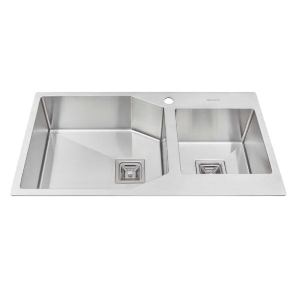 Chậu rửa bát inox MALLOCA MS610T 2 hố