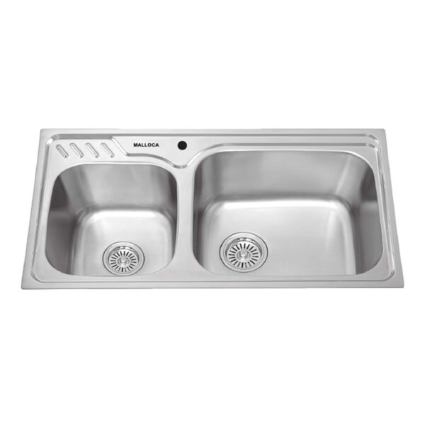 Chậu rửa bát inox Malloca MS1003NEW 2 hố