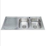Chậu rửa bát inox Malloca MS1026L 2 hố 1 bàn trái