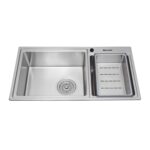 Chậu rửa bát inox Malloca MS8801 2 hố