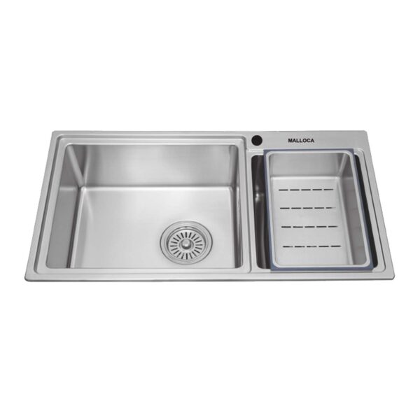 Chậu rửa bát inox Malloca MS8801 2 hố