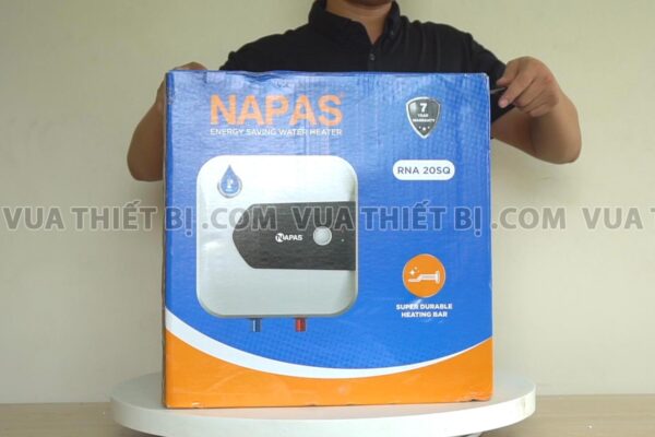 Binh nong lanh ROSSI NAPAS RNA 15SQ RNA 20SQ RNA 30SQ 15 20 30 lit vuong 3