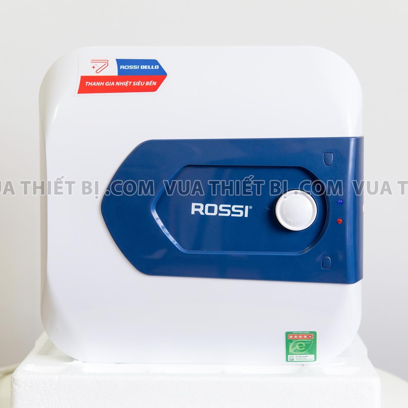 Bình nóng lạnh Rossi Dello RDO-15SQ 15L lít vuông gián tiếp 2500w