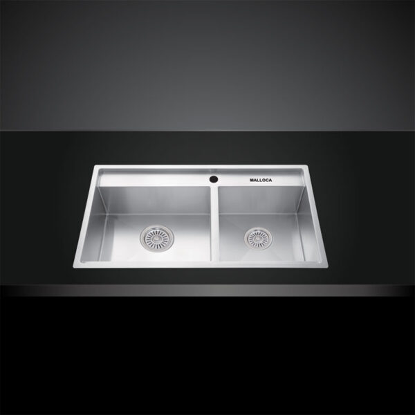 Chậu rửa bát inox Malloca MS6304 2 hố