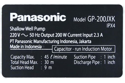 Máy bơm nước đẩy PANASONIC GP 200JXK SV5 (10)