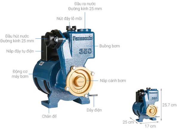 Máy bơm nước đẩy PANASONIC GP 350JA NV5 (1)