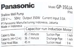 Máy bơm nước đẩy PANASONIC GP 350JA SV5 (10)