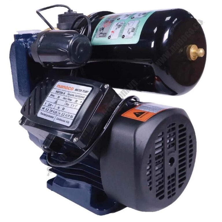 Máy bơm tăng áp NANOCO NSP128 A 125W nước nóng điện tử