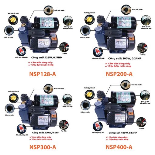 Máy bơm tăng áp NANOCO NSP128 A nước nóng điện tử (5)