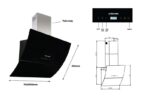 May hut mui KOCHER K 2080E 70cm 90cm kinh vat 1