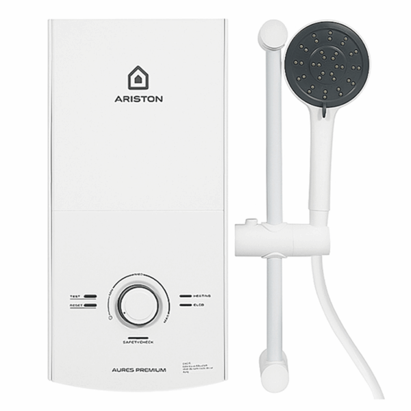 May nuoc nong truc tiep ARISTON AURES PREMIUM 4.5P co bom 4500w 1