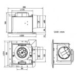 Quạt hút PANASONIC FV 17CU8 âm trần