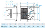 Quạt hút PANASONIC FV 20RL7 gắn tường 2 chiều (2)