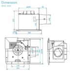 Quạt hút PANASONIC FV 24CHRV1 âm trần