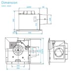Quạt hút PANASONIC FV 24CURV1 âm trần (2)
