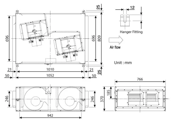 Quạt hút PANASONIC FV 25SM3 Cabinet