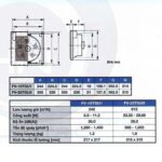 Quạt hút âm trần Panasonic FV 25TGU5