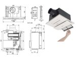Quạt hút PANASONIC FV 30BG3 kết hợp sưởi điều khiển từ xa (3)