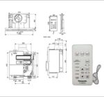 Quạt hút PANASONIC FV 30BG3 kết hợp sưởi điều khiển từ xa