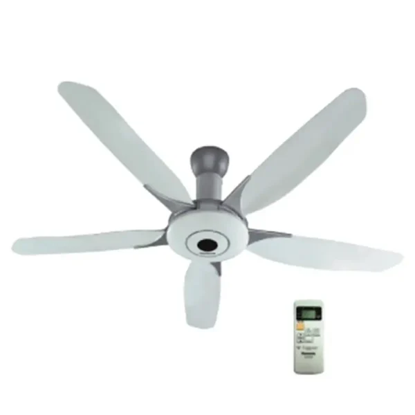 Quạt trần Panasonic F 60WWK S 5 cánh trắng điều khiển