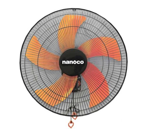 Quạt treo tường NANOCO NWF1606 đen cam
