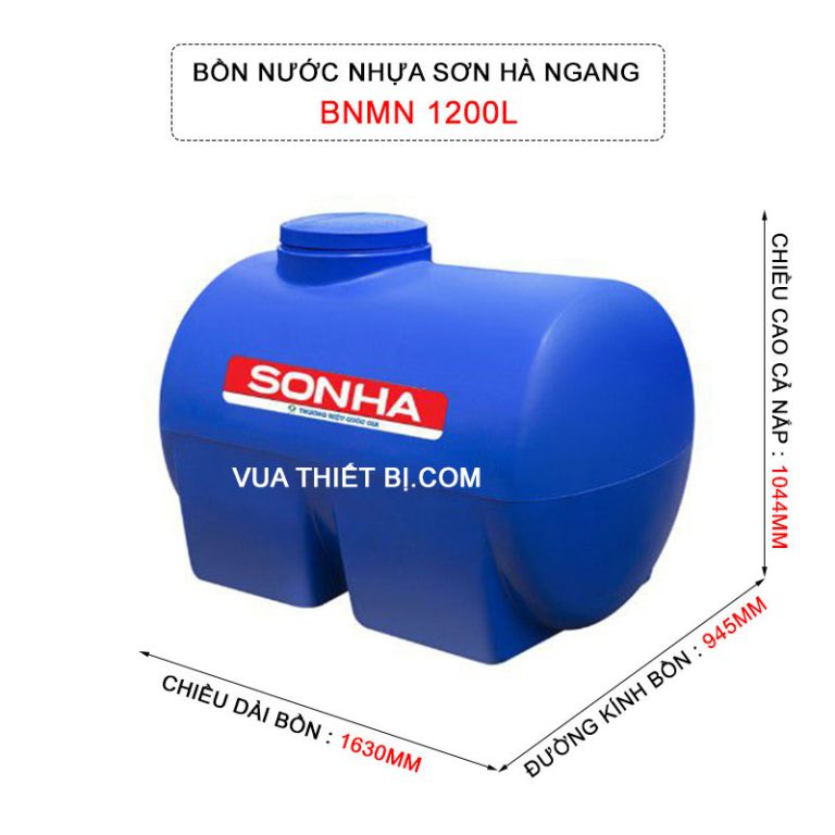 Thong so ky thuat Bon nhua Son Ha 1200L Ngang 1