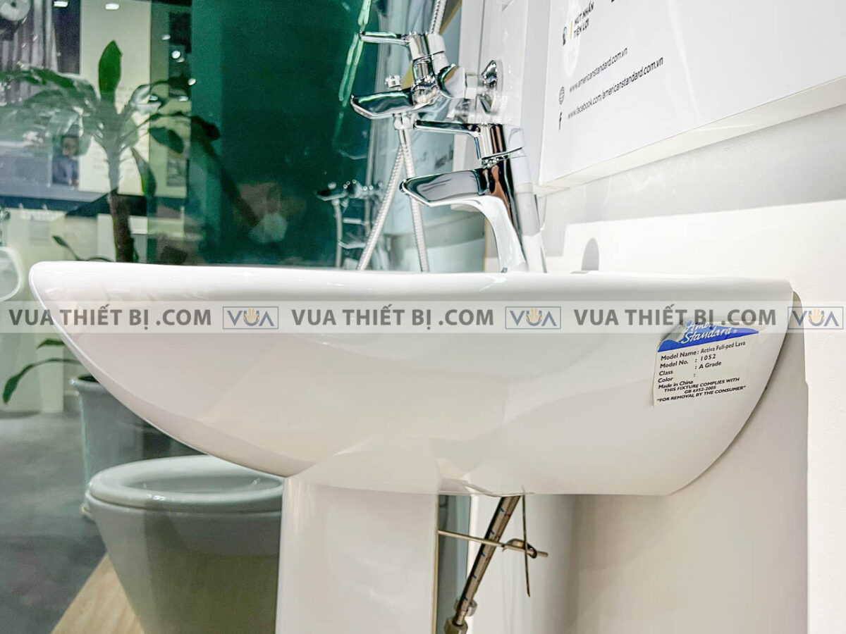 anh thuc te chau lavabo american standard 0956 wt treo tuong chan 0775 wt voi wf 3907 5