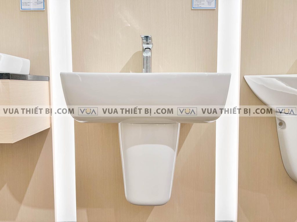 Chậu lavabo treo tường INAX L-312V L-298VC chân lửng | VUA THIẾT BỊ .COM