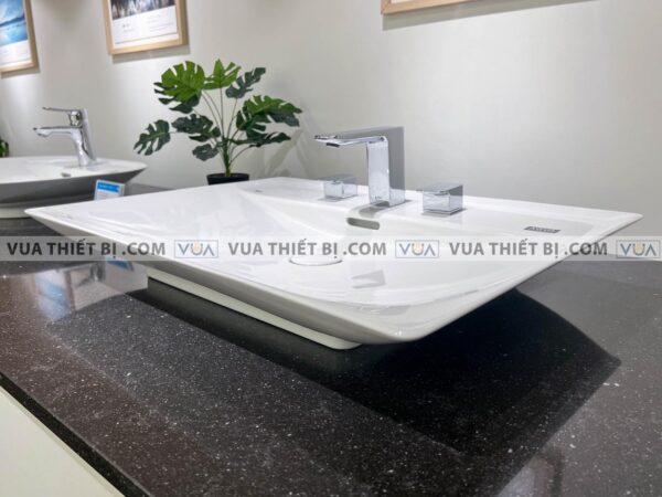 anh thuc te voi chau lavabo inax lfv 5010s nong lanh 3 lo 3