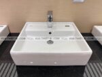 anh thuc te voi chau lavabo inax lfv 632s 2 nong lanh 2