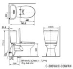 ban ve bon cau inax c 306van xi bet ban cau ve sinh 2 khoi nap em