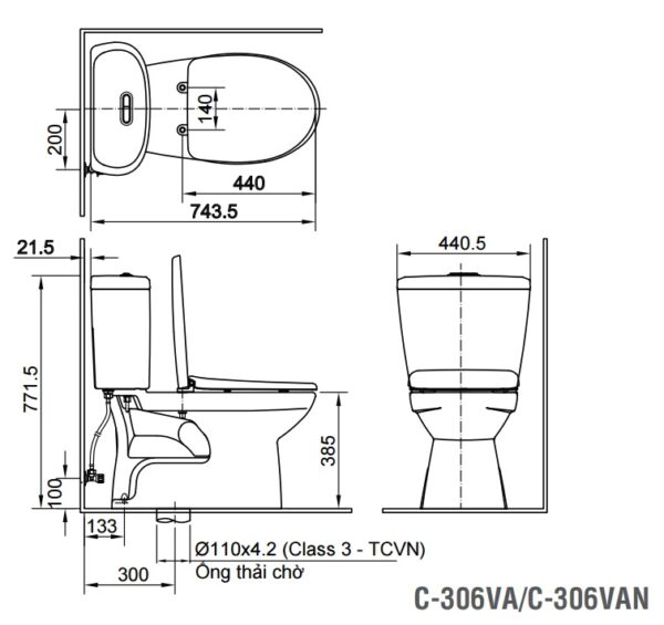 ban ve bon cau inax c 306van xi bet ban cau ve sinh 2 khoi nap em