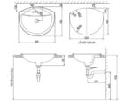 ban ve bon rua mat lavabo inax l 2396v