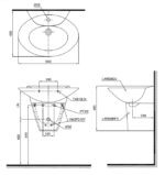 ban ve bon rua mat lavabo toto lht908c